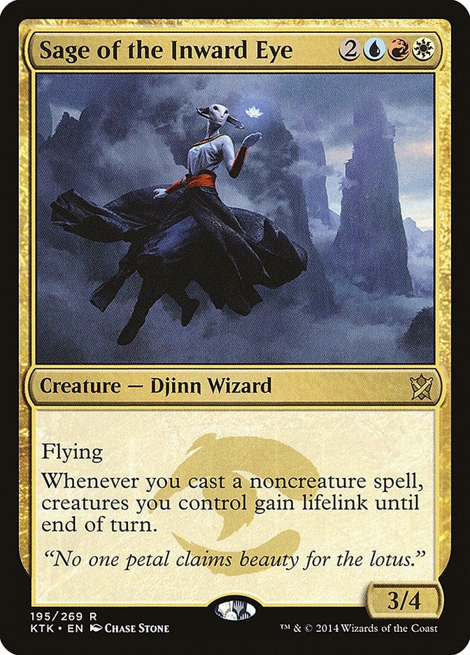 Image for Sage of the Inward Eye (Khans of Tarkir) (195) - Magic: The Gathering