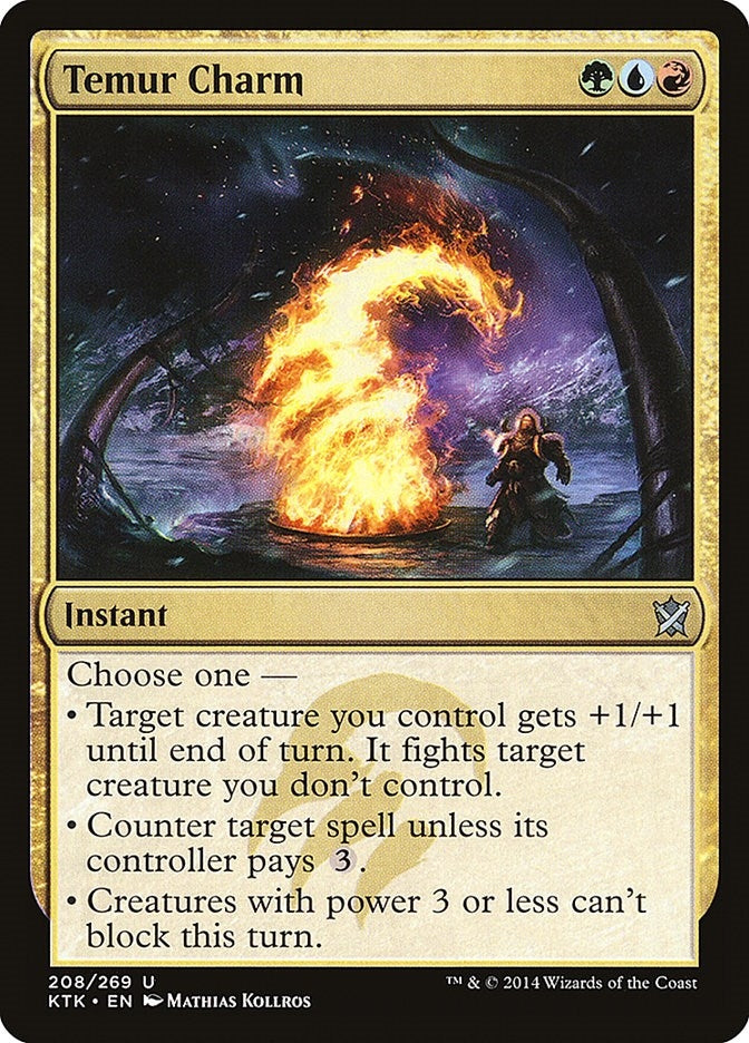 Image for Temur Charm (Khans of Tarkir) (208) - Magic: The Gathering