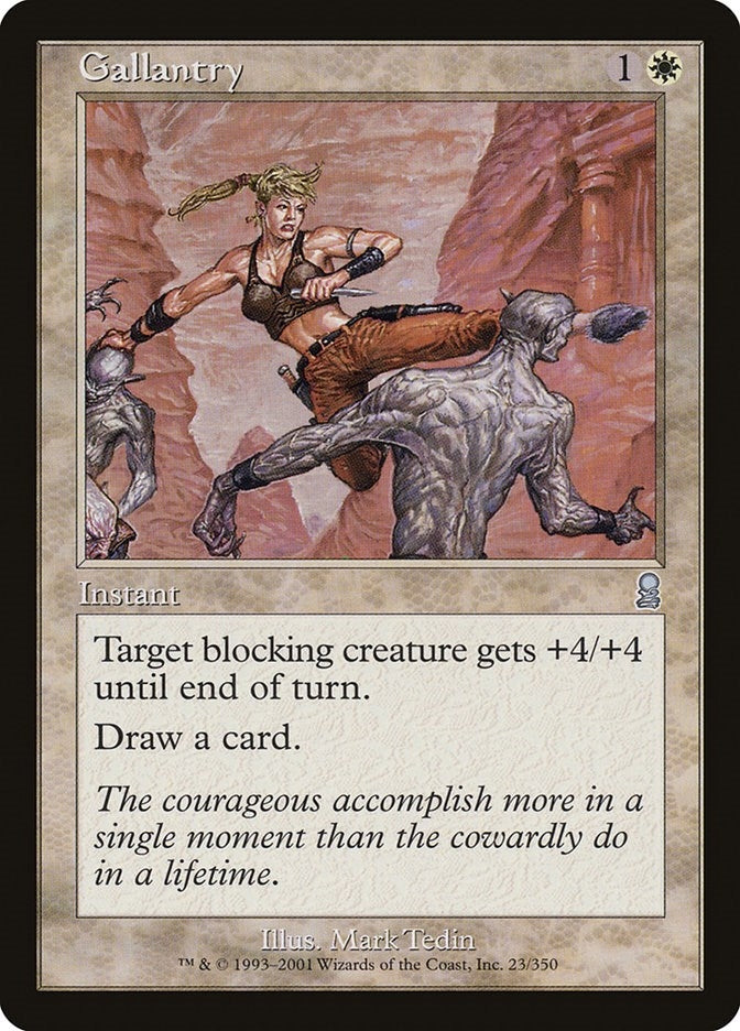 Image for Gallantry (Odyssey) (23) - Magic: The Gathering
