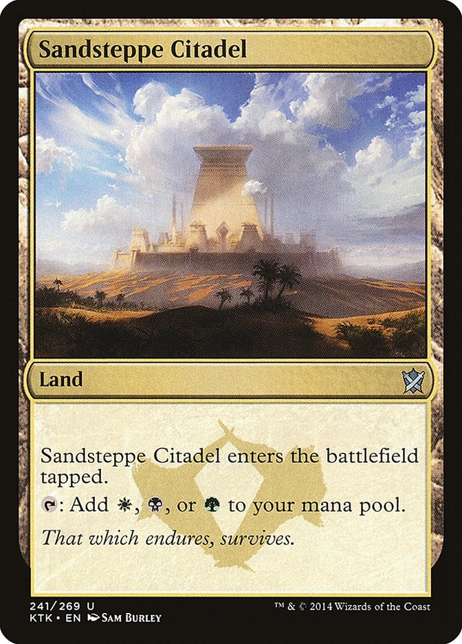 Image for Sandsteppe Citadel (Khans of Tarkir) (241) - Magic: The Gathering