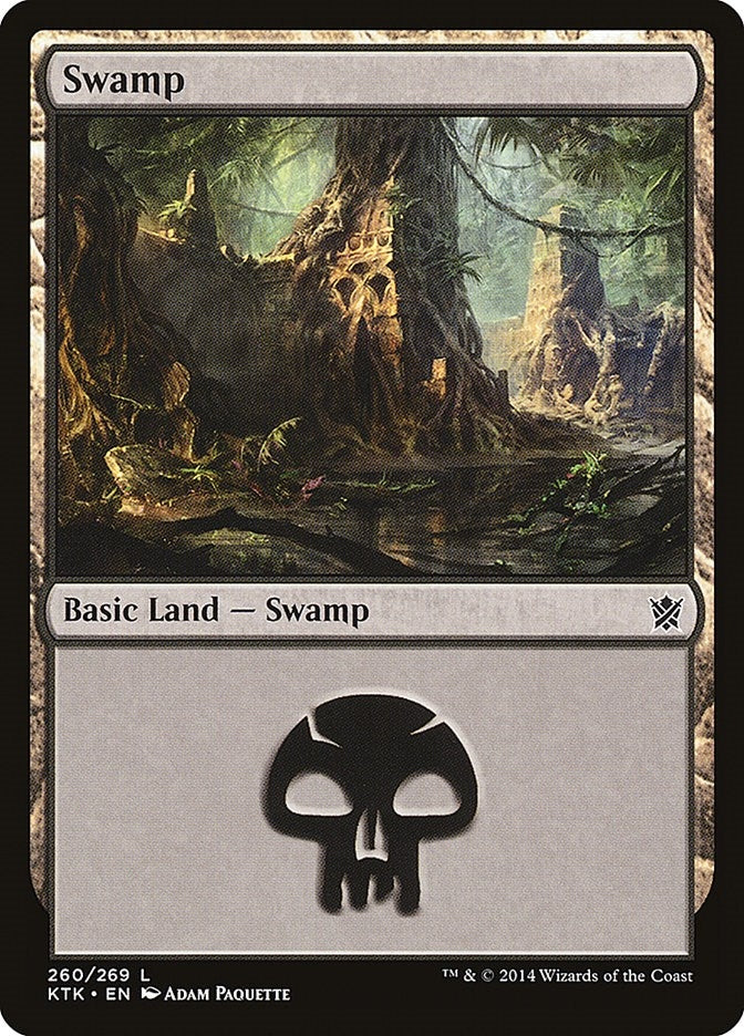 Image for Swamp (260) (Khans of Tarkir) (260) - Magic: The Gathering