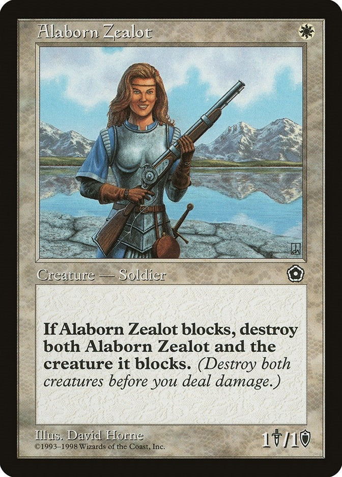 Image for Alaborn Zealot (Portal Second Age) - Magic: The Gathering