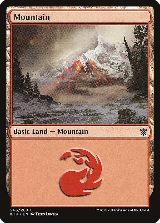 Image for Mountain (265) (Khans of Tarkir) (265) - Magic: The Gathering