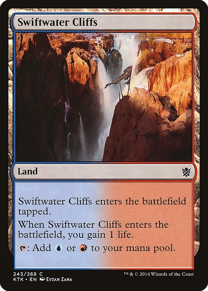 Image for Swiftwater Cliffs (Khans of Tarkir) (243) - Magic: The Gathering