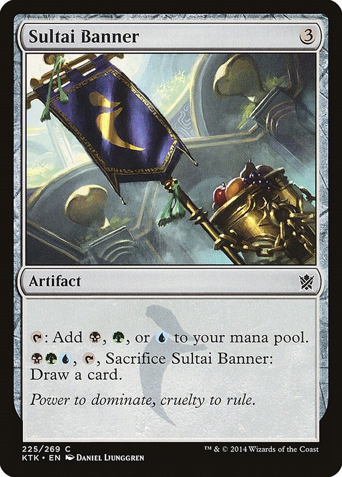 Image for Sultai Banner (Khans of Tarkir) (225) - Magic: The Gathering