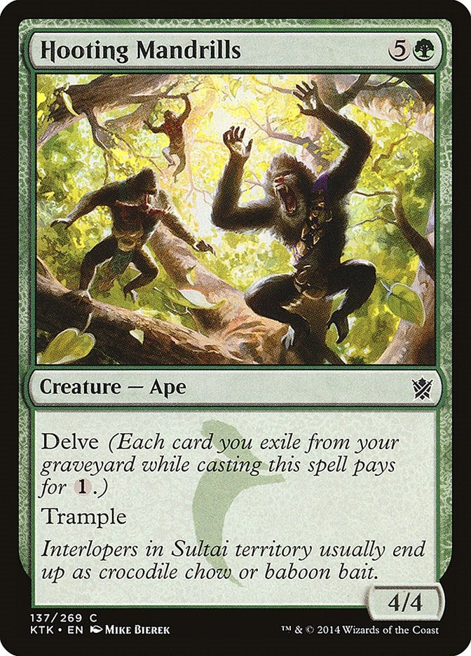 Image for Hooting Mandrills (Khans of Tarkir) (137) - Magic: The Gathering