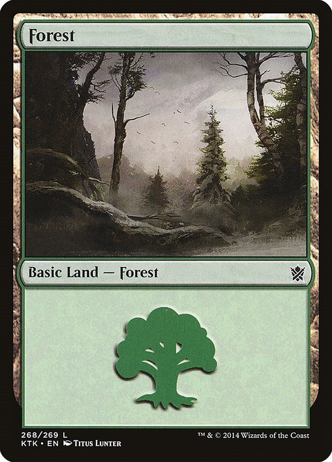 Image for Forest (268) (Khans of Tarkir) (268) - Magic: The Gathering