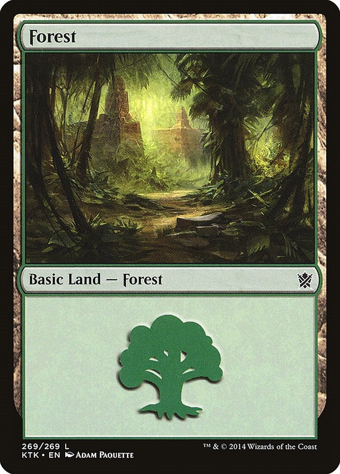 Image for Forest (269) (Khans of Tarkir) (269) - Magic: The Gathering