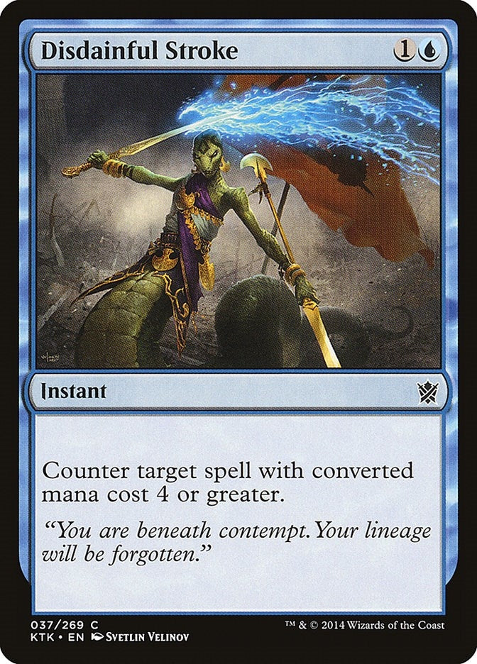 Image for Disdainful Stroke (Khans of Tarkir) (37) - Magic: The Gathering