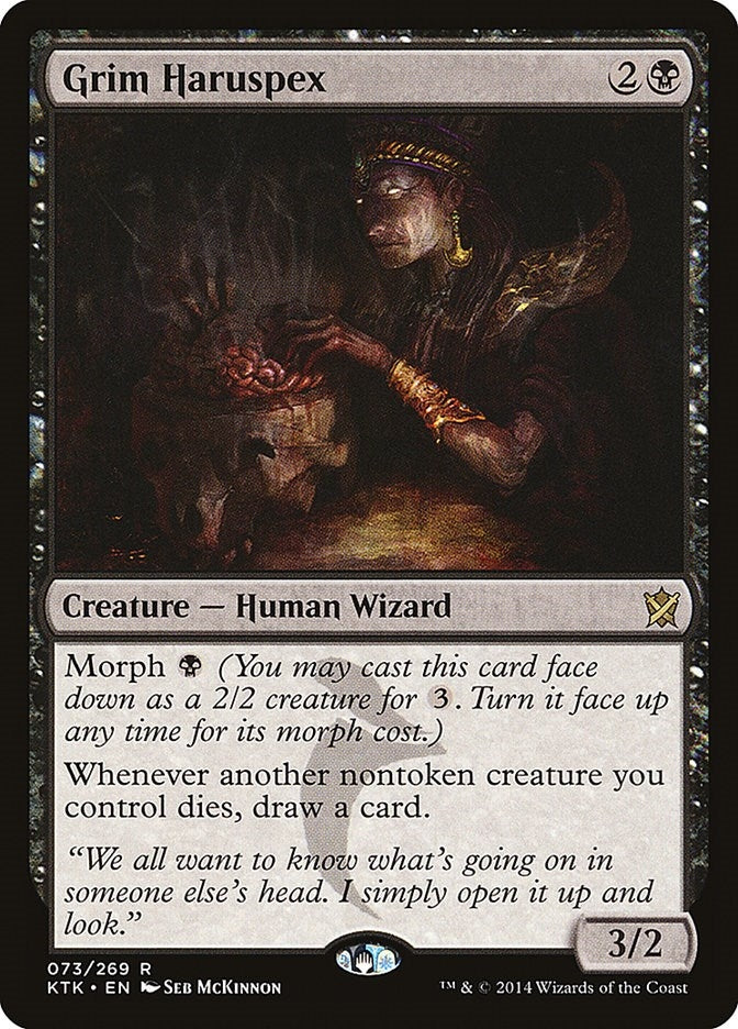 Image for Grim Haruspex (Khans of Tarkir) (73) - Magic: The Gathering