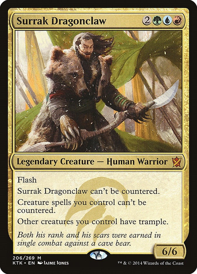Image for Surrak Dragonclaw (Khans of Tarkir) (206) - Magic: The Gathering