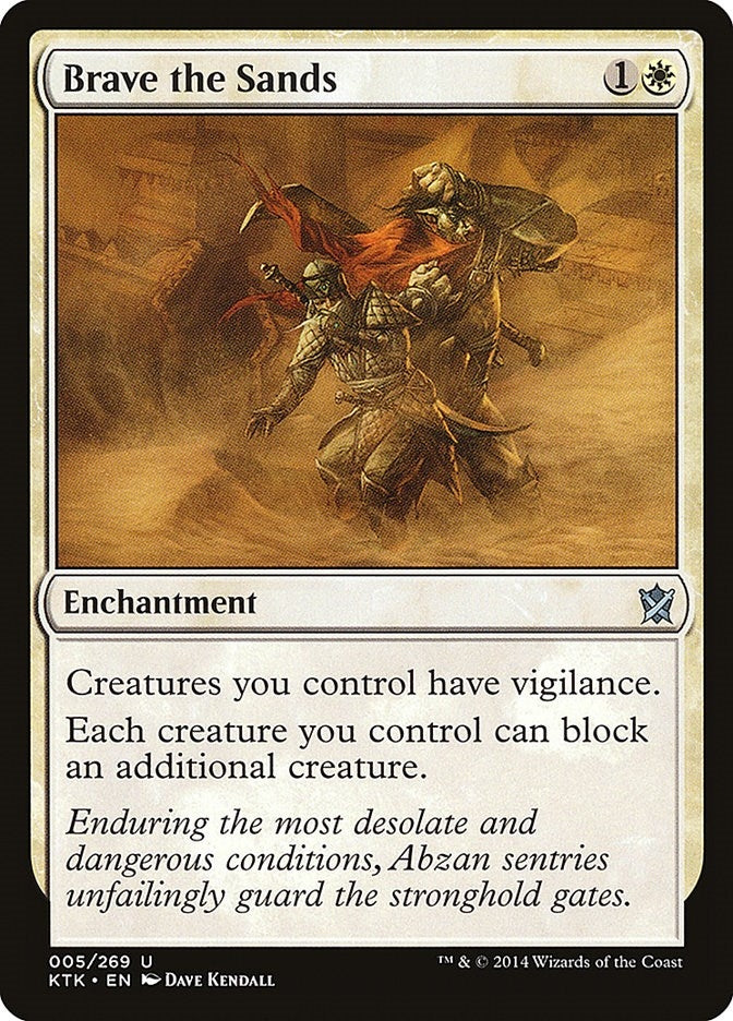 Image for Brave the Sands (Khans of Tarkir) (5) - Magic: The Gathering
