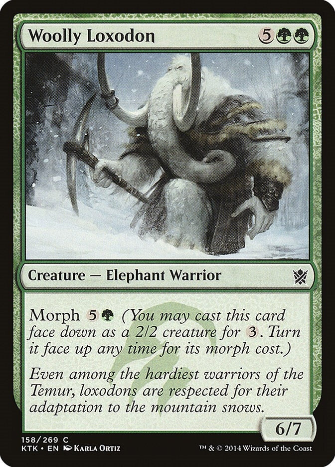 Image for Woolly Loxodon (Khans of Tarkir) (158) - Magic: The Gathering