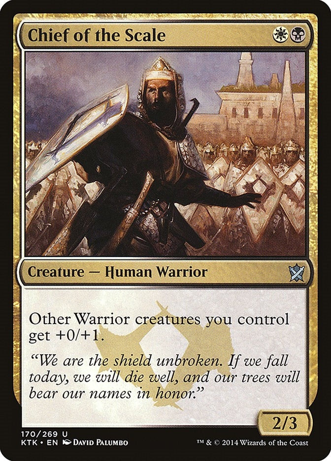 Image for Chief of the Scale (Khans of Tarkir) (170) - Magic: The Gathering