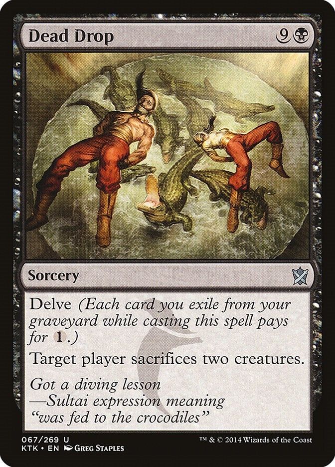 Image for Dead Drop (Khans of Tarkir) (67) - Magic: The Gathering