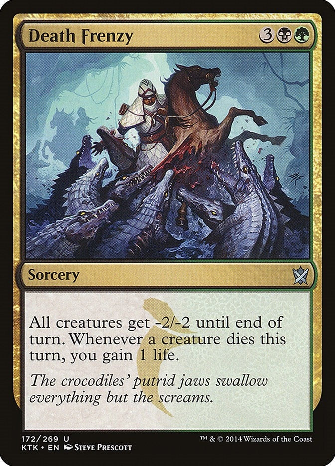 Image for Death Frenzy (Khans of Tarkir) (172) - Magic: The Gathering