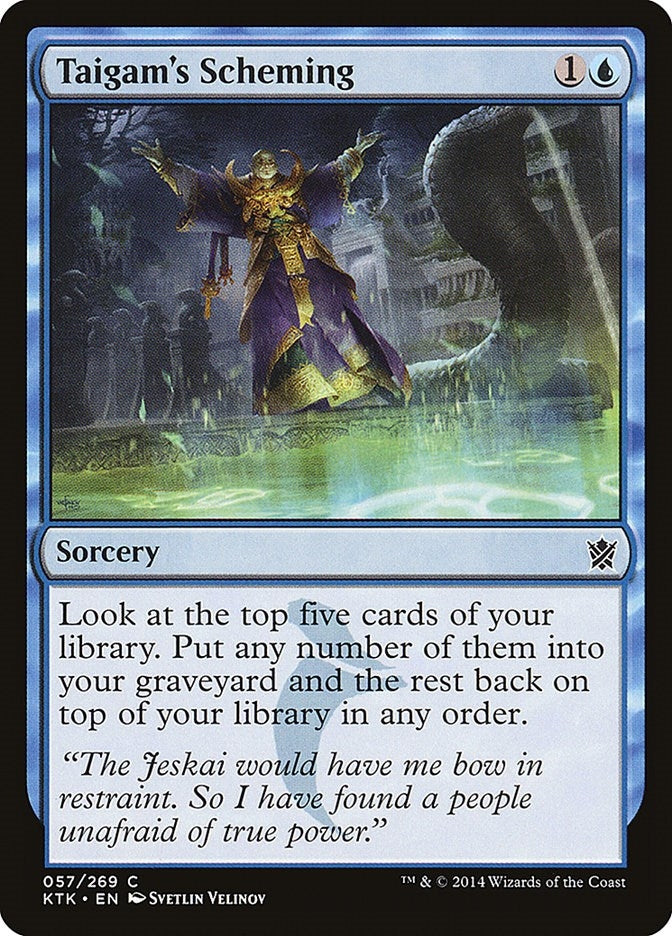 Image for Taigam's Scheming (Khans of Tarkir) (57) - Magic: The Gathering