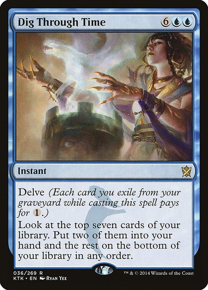 Image for Dig Through Time (Khans of Tarkir) (36) - Magic: The Gathering