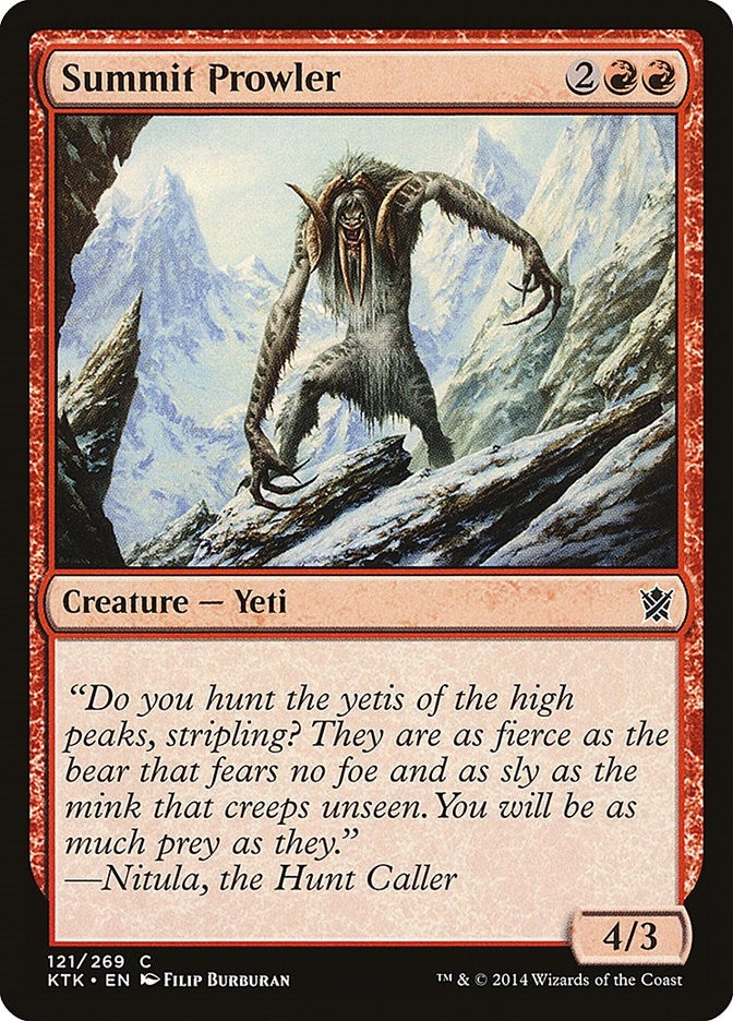 Image for Summit Prowler (Khans of Tarkir) (121) - Magic: The Gathering