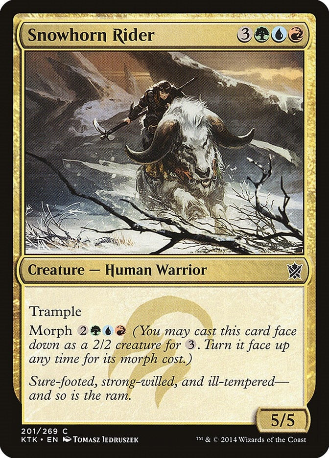 Image for Snowhorn Rider (Khans of Tarkir) (201) - Magic: The Gathering