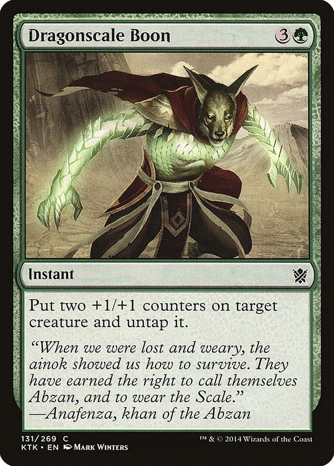 Image for Dragonscale Boon (Khans of Tarkir) (131) - Magic: The Gathering
