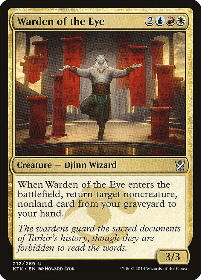 Image for Warden of the Eye (Khans of Tarkir) (212) - Magic: The Gathering