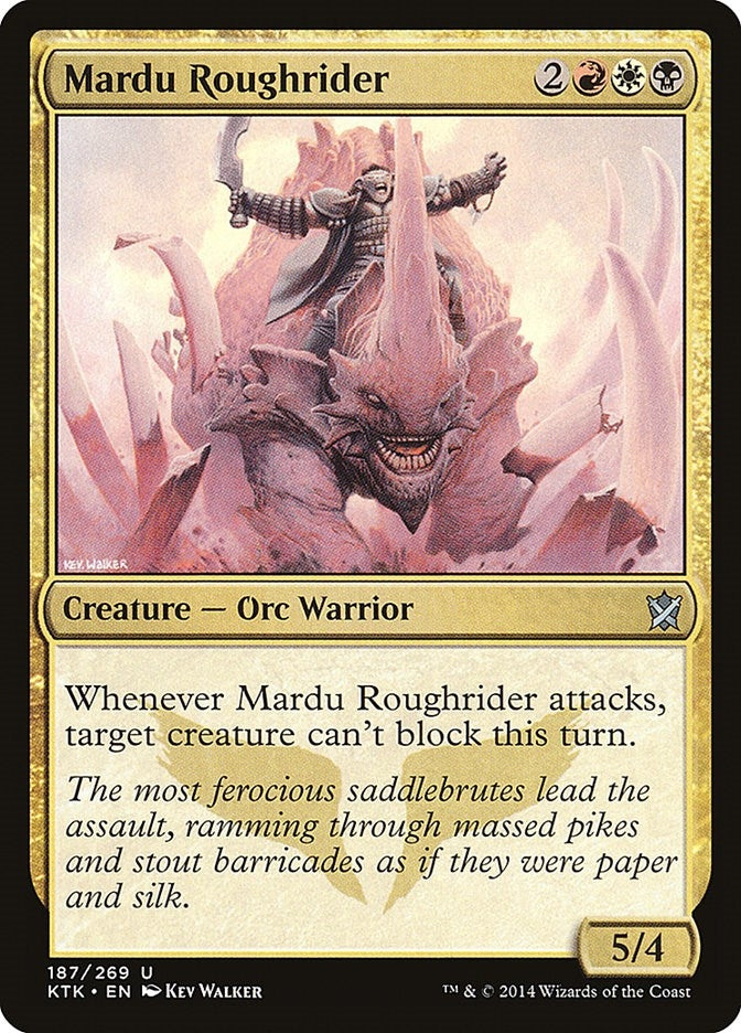 Image for Mardu Roughrider (Khans of Tarkir) (187) - Magic: The Gathering
