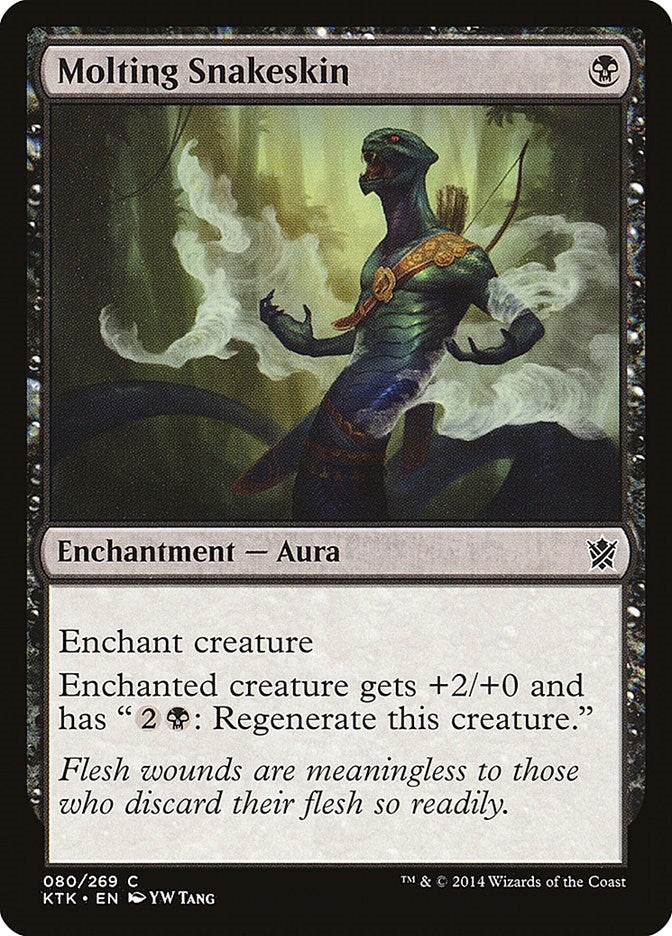 Image for Molting Snakeskin (Khans of Tarkir) (80) - Magic: The Gathering