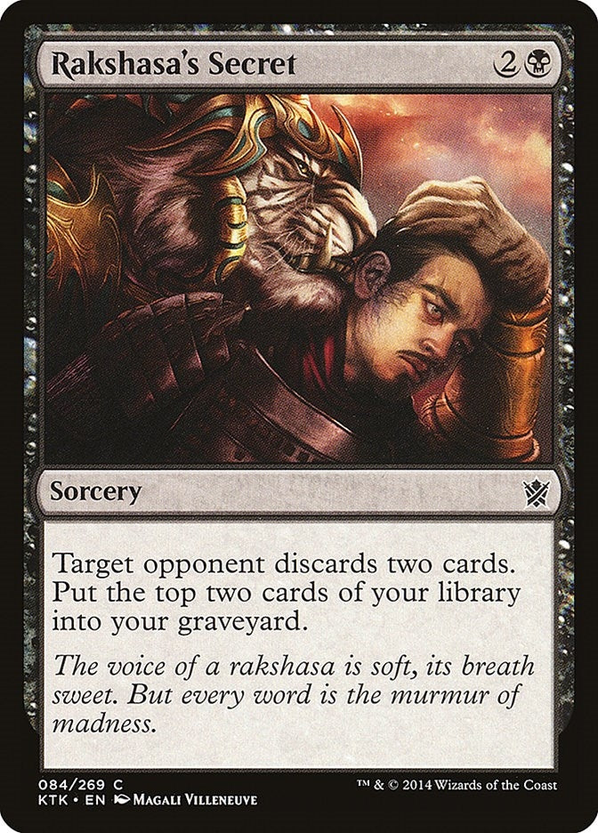 Image for Rakshasa's Secret (Khans of Tarkir) (84) - Magic: The Gathering