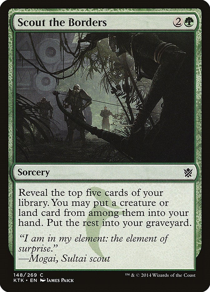 Image for Scout the Borders (Khans of Tarkir) (148) - Magic: The Gathering