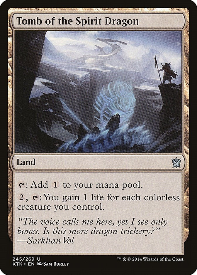 Image for Tomb of the Spirit Dragon (Khans of Tarkir) (245) - Magic: The Gathering