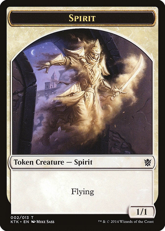 Image for Spirit Token (Khans of Tarkir) (2) - Magic: The Gathering