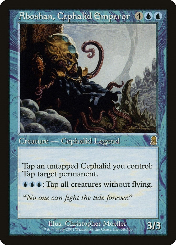 Image for Aboshan, Cephalid Emperor (Odyssey) (58) - Magic: The Gathering