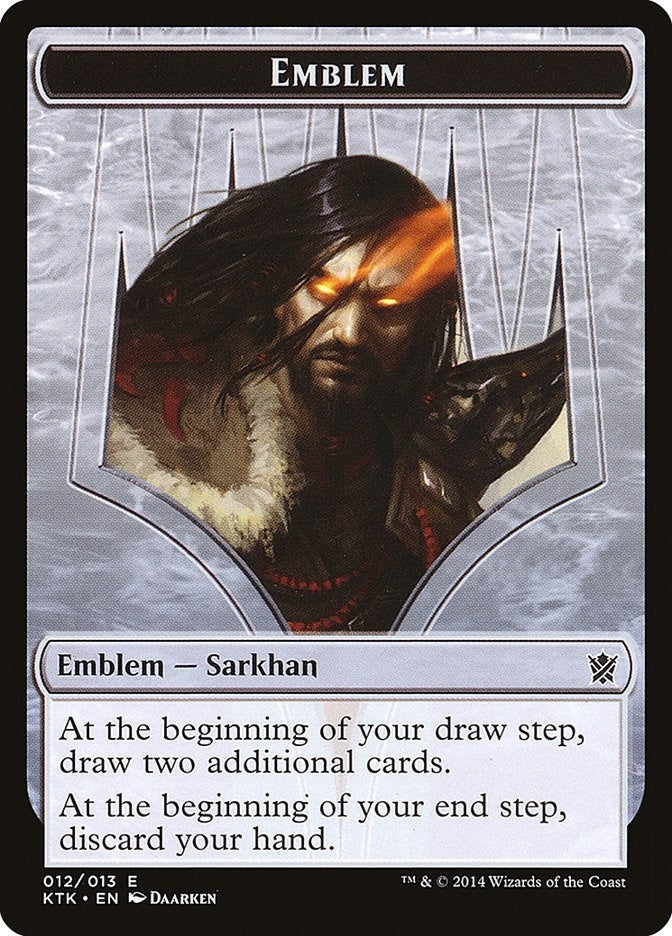 Image for Emblem - Sarkhan, the Dragonspeaker (Khans of Tarkir) (12) - Magic: The Gathering
