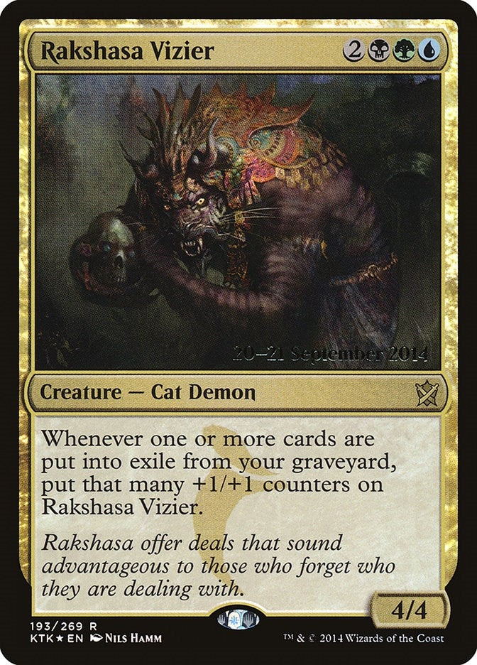 Image for Rakshasa Vizier (Prerelease Cards) (193) - Magic: The Gathering