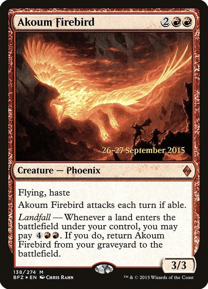Image for Akoum Firebird (Prerelease Cards) (138) - Magic: The Gathering