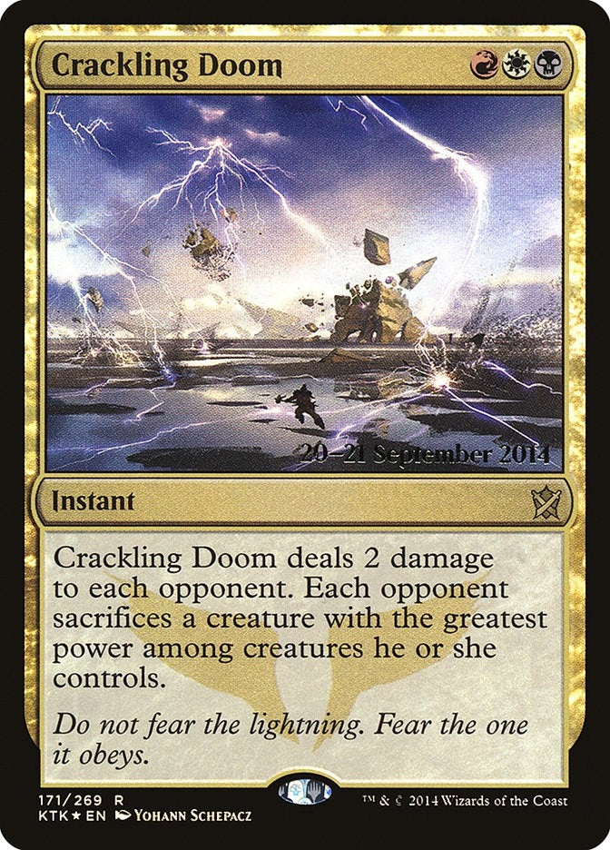 Image for Crackling Doom (Prerelease Cards) (171) - Magic: The Gathering