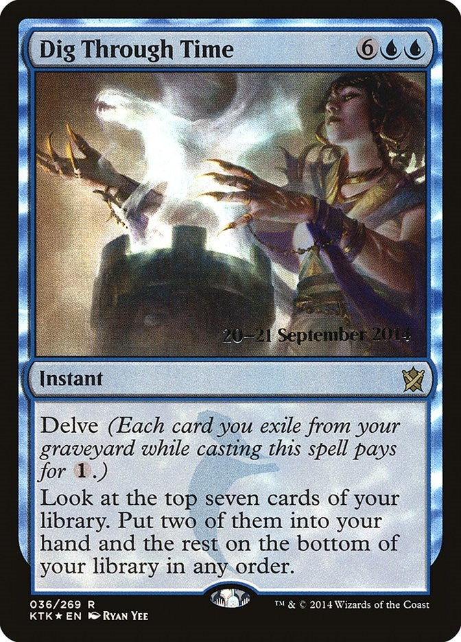 Image for Dig Through Time (Prerelease Cards) (36) - Magic: The Gathering