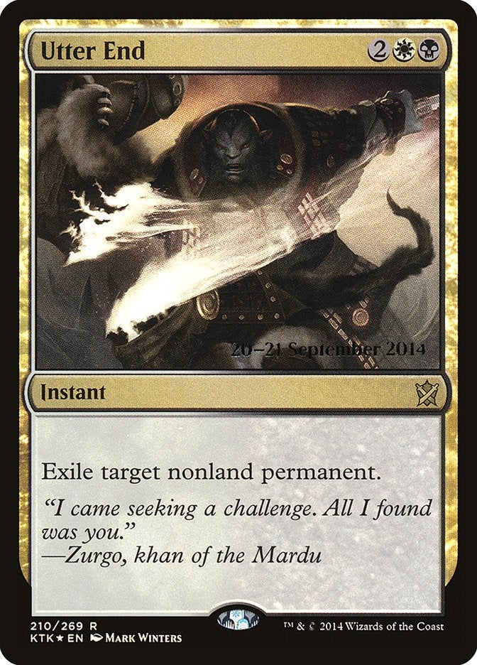 Image for Utter End (Prerelease Cards) (210) - Magic: The Gathering
