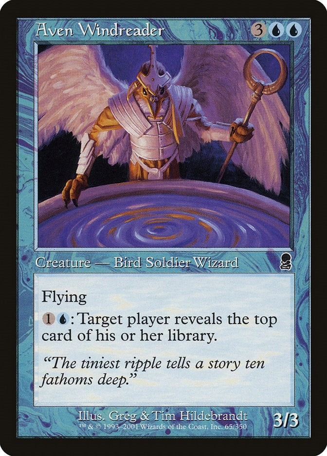 Image for Aven Windreader (Odyssey) (65) - Magic: The Gathering