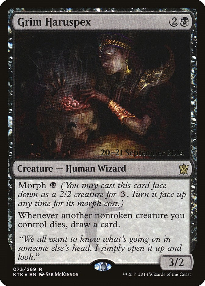 Image for Grim Haruspex (Prerelease Cards) (73) - Magic: The Gathering