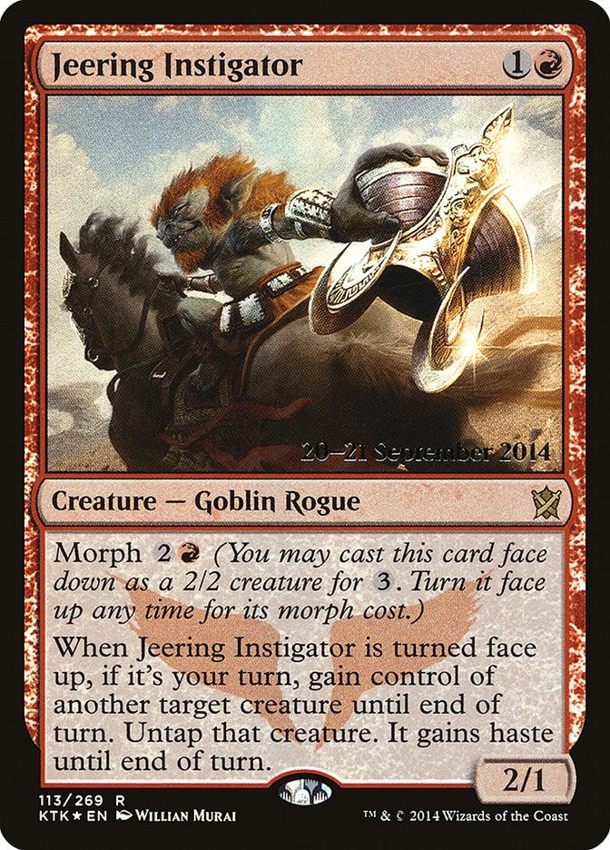 Image for Jeering Instigator (Prerelease Cards) (113) - Magic: The Gathering