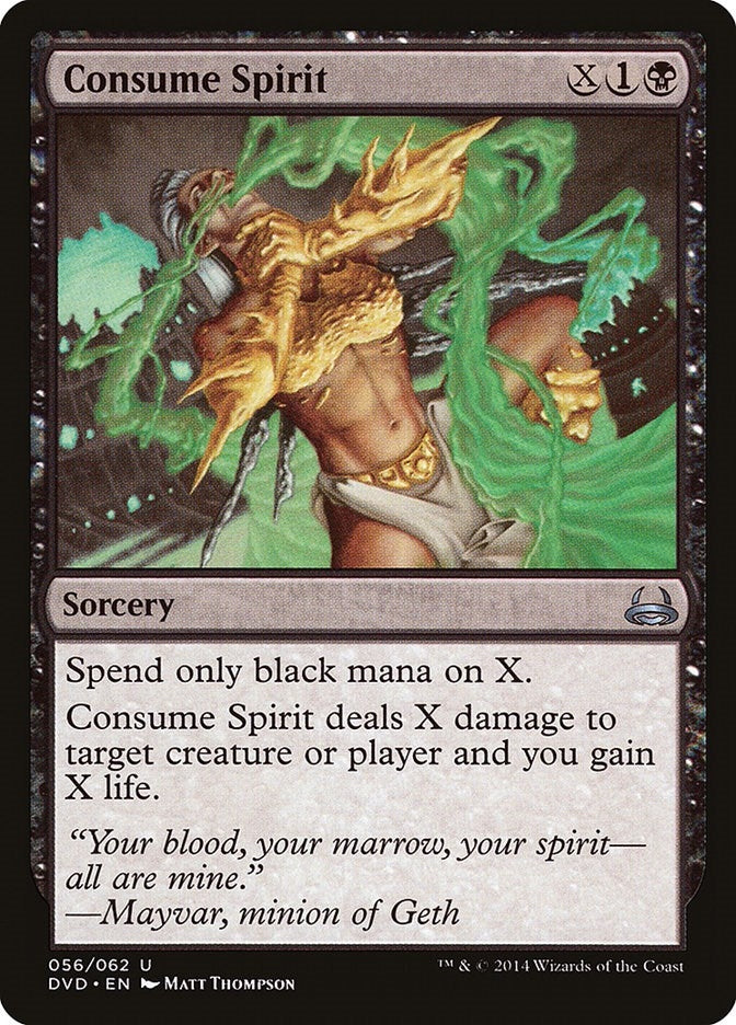 Image for Consume Spirit (Duel Decks: Anthology) (56) - Magic: The Gathering