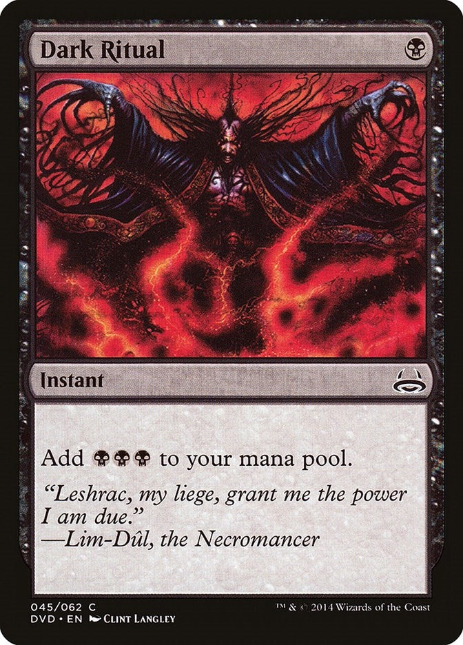 Image for Dark Ritual (Duel Decks: Anthology) (45) - Magic: The Gathering