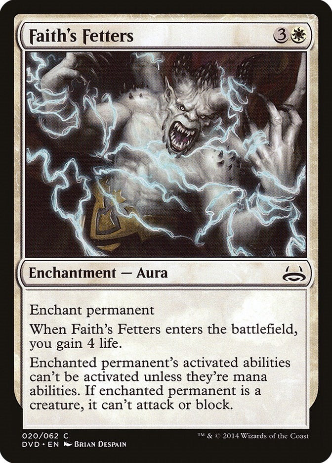 Image for Faith's Fetters (Duel Decks: Anthology) (20) - Magic: The Gathering