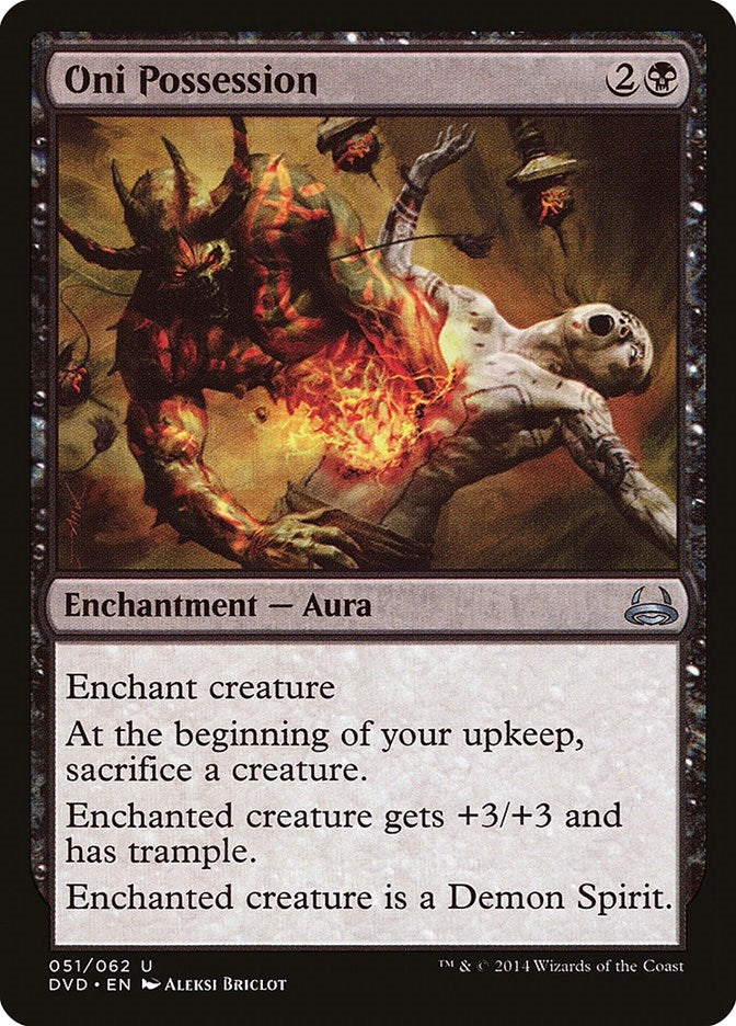 Image for Oni Possession (Duel Decks: Anthology) (51) - Magic: The Gathering
