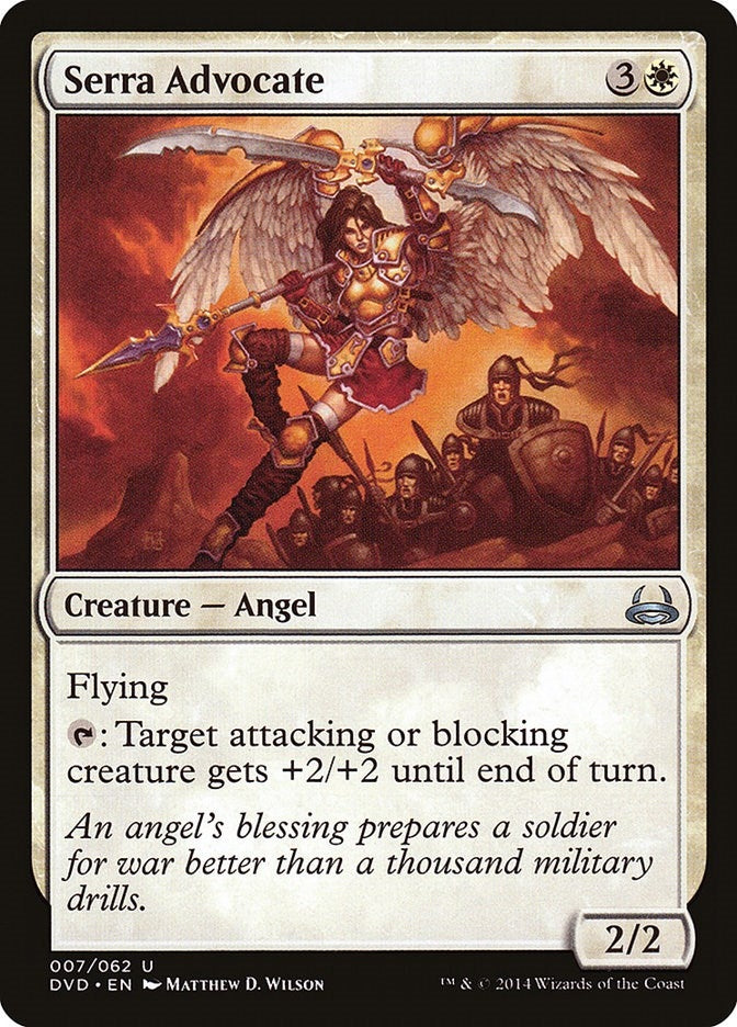 Image for Serra Advocate (Duel Decks: Anthology) (7) - Magic: The Gathering
