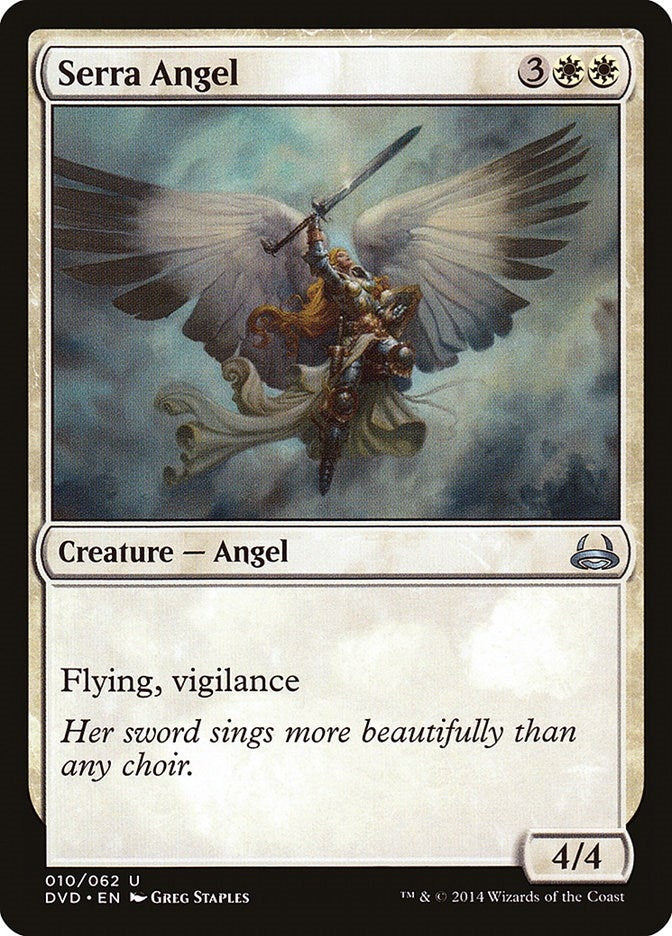 Image for Serra Angel (Duel Decks: Anthology) (10) - Magic: The Gathering