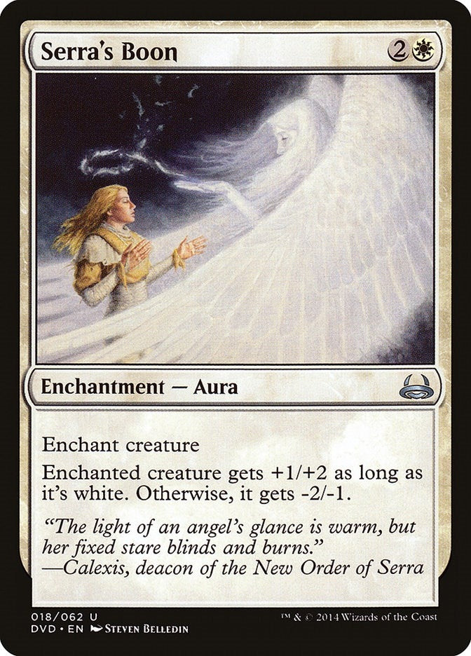 Image for Serra's Boon (Duel Decks: Anthology) (18) - Magic: The Gathering
