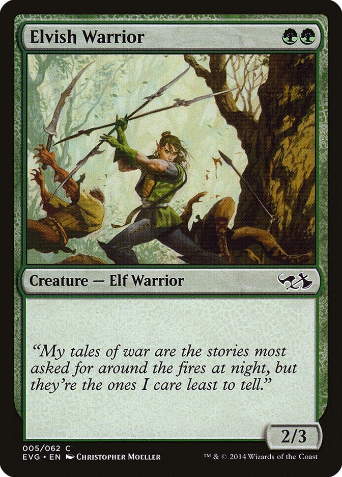 Image for Elvish Warrior (Duel Decks: Anthology) (5) - Magic: The Gathering